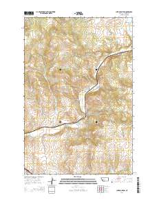 Luke Mountain 2014 topographic map thumbnail