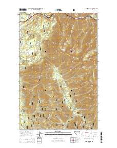 West Glacier 2014 topographic map thumbnail