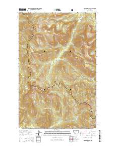 Crescent Cliff 2014 topographic map thumbnail