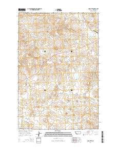 Cox Butte 2014 topographic map thumbnail