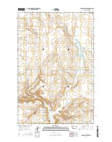 Dammel Reservoir 2014 topographic map thumbnail