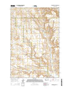 Weed Creek East 2014 topographic map thumbnail