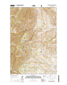 Woodhurst Mountain 2014 topographic map thumbnail