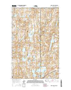 Westby North 2014 topographic map thumbnail