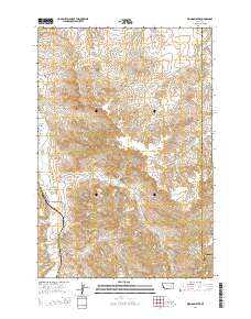 Woods Water 2014 topographic map thumbnail
