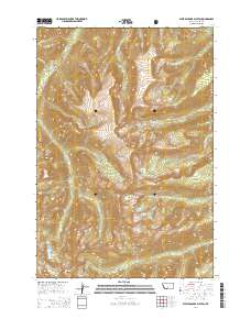 West Boulder Plateau 2014 topographic map thumbnail