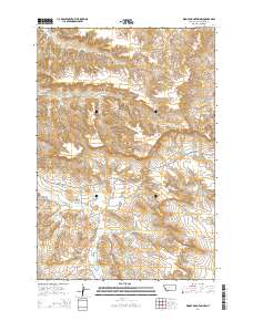 Woody Mountain NW 2014 topographic map thumbnail