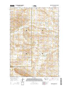 Woody Mountain SE 2014 topographic map thumbnail