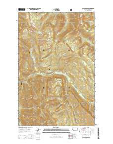 Whitcomb Peak 2014 topographic map thumbnail