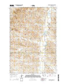 Witcher Reservoir 2014 topographic map thumbnail