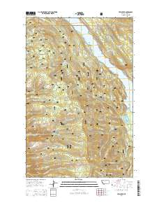 Yew Creek 2014 topographic map thumbnail