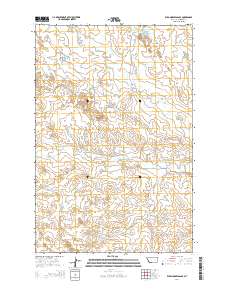 Wild Horse Pass SE 2014 topographic map thumbnail