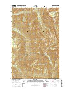 Trilobite Peak 2014 topographic map thumbnail