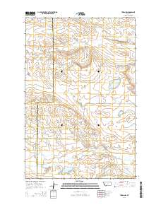 Teigen NW 2014 topographic map thumbnail