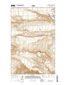 Duckhead Buttes 2014 topographic map thumbnail