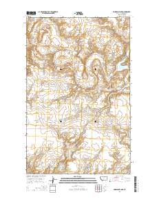 Horseshoe Lake 2014 topographic map thumbnail