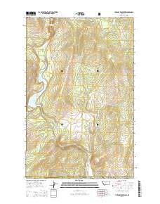 Hubbart Reservoir 2014 topographic map thumbnail