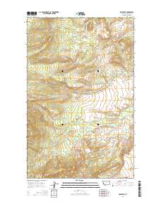 Fox Creek 2014 topographic map thumbnail