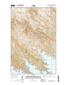 Middle Eighth Coulee 2014 topographic map thumbnail