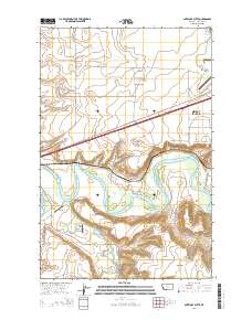 Antelope Butte 2014 topographic map thumbnail