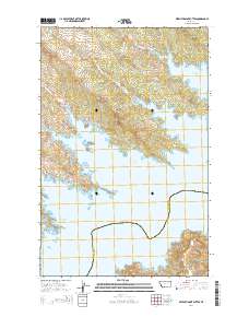 Seventh Point Buttes 2014 topographic map thumbnail