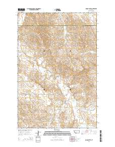Simons Butte 2014 topographic map thumbnail