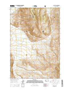 Butch Hill 2014 topographic map thumbnail