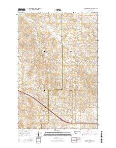 Cluster Buttes SE 2014 topographic map thumbnail