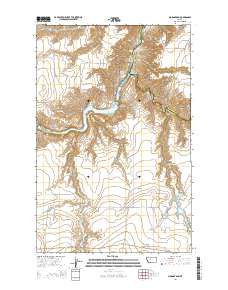 Morony Dam 2014 topographic map thumbnail