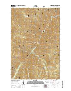 Landowner Mountain 2014 topographic map thumbnail