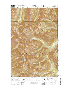Holland Peak 2014 topographic map thumbnail