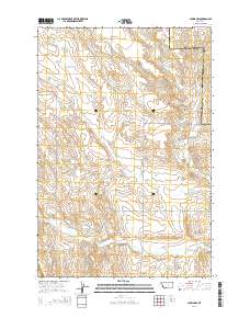 Lavina NW 2014 topographic map thumbnail