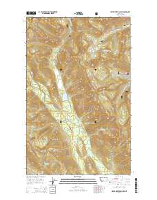 Upper Whitefish Lake 2014 topographic map thumbnail