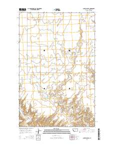 Austin Coulee 2014 topographic map thumbnail