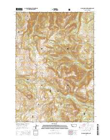 Big Horn Mountain 2014 topographic map thumbnail