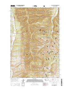 Black Pine Ridge 2014 topographic map thumbnail