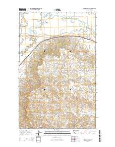 Robinson Ranch 2014 topographic map thumbnail