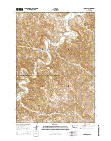 Spring Gulch 2014 topographic map thumbnail