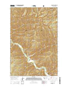 Quigg Peak 2014 topographic map thumbnail