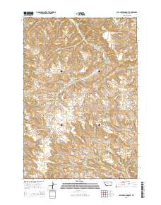 Bull Creek Lookout 2014 topographic map thumbnail