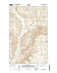 Bullhead Reservoir 2014 topographic map thumbnail