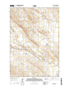 Alzada NW 2014 topographic map thumbnail