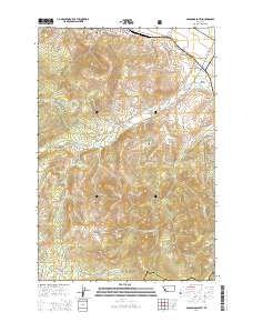 Anaconda South 2014 topographic map thumbnail