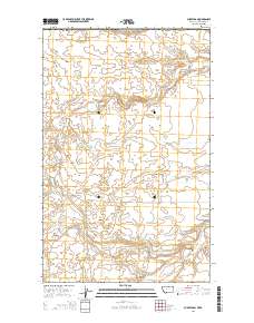 Aubrey Dam 2014 topographic map thumbnail