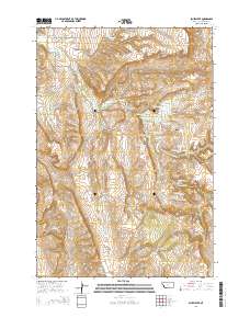 Bluewater 2014 topographic map thumbnail