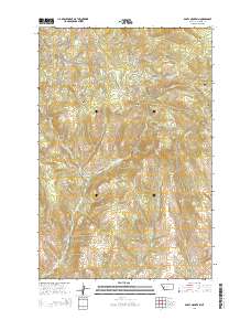 Bailey Mountain 2014 topographic map thumbnail