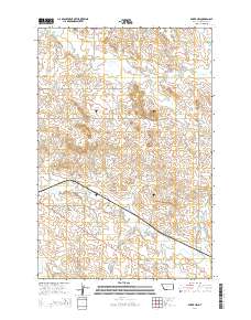 Baker NW 2014 topographic map thumbnail