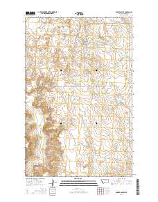 Barber Coulee 2014 topographic map thumbnail