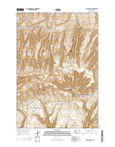 Bear Coulee SW 2014 topographic map thumbnail