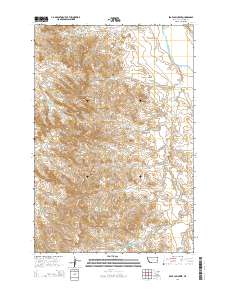 Bear Jaw Creek 2014 topographic map thumbnail
